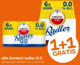 Spar Alle Amstel radler 0.0 aanbieding