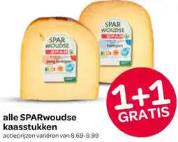 Spar Alle SPARwoudse kaasstukken aanbieding