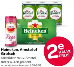 Spar Heineken, Amstel of Grolsch aanbieding