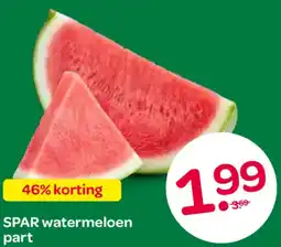 Spar SPAR watermeloen part aanbieding