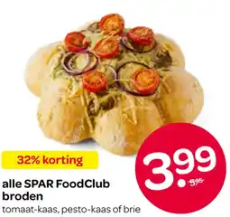 Spar Alle SPAR Food Club broden aanbieding