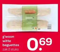 Spar G'woon witte baguettes aanbieding
