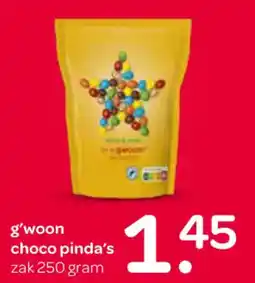 Spar G'woon choco pinda's aanbieding