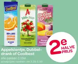 Spar Appelsientje, Dubbeldrank of Coolbest aanbieding