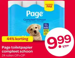 Spar Page toiletpapier compleet schoon aanbieding