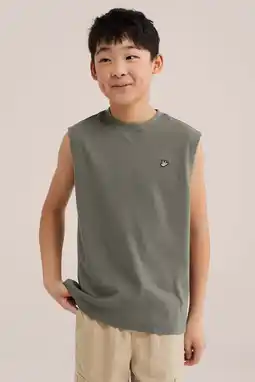 Wehkamp WE Fashion tanktop olijfgroen aanbieding