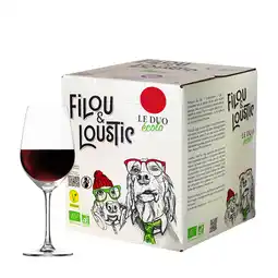 Wijnvoordeel (Organic) Filou et Loustic Rouge BIB 3L aanbieding