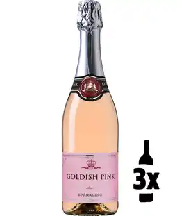 Wijnvoordeel 3 flessen Goldish Pink Sparkling Rosé Probeerpakket aanbieding