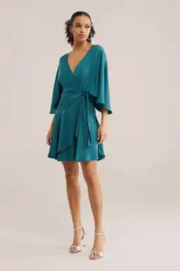 Wehkamp WE Fashion korte jurk blauw aanbieding