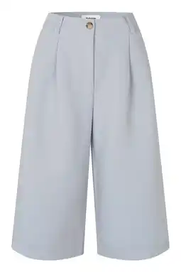 Wehkamp Modström highwaist bermuda short lichtblauw aanbieding