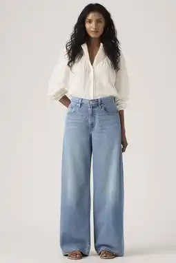 Wehkamp Levi's XL STRAIGHT highwaist wide leg jeans aanbieding