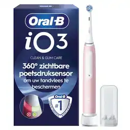 Wehkamp Oral-B iO Series 3 elektrische tandenborstel - Roze aanbieding