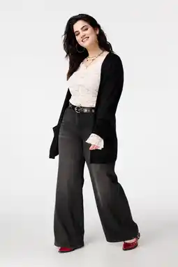 Wehkamp MS Mode lang vest zwart aanbieding