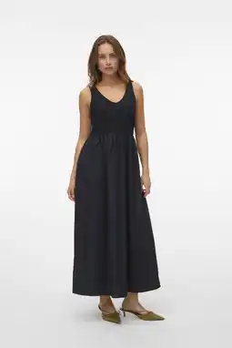 Wehkamp VERO MODA midi jurk zwart aanbieding