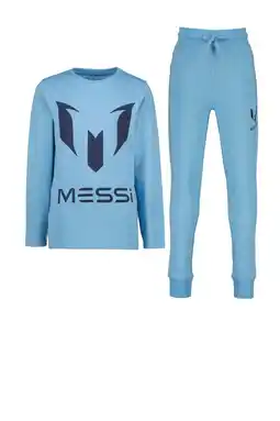 Wehkamp Messi pyjama blauw aanbieding