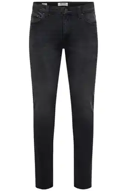 Wehkamp ONLY & SONS ONSLOOM loose regular fit jeans zwart aanbieding