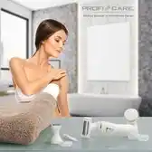 Bol.com ProfiCare LBS 3001 -3in1 - ladyshave - gezichtsborstel - precisietrimmer - Wit aanbieding