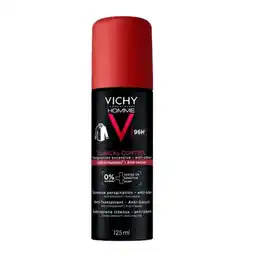 Etos Vichy Homme Deodorant 96H Clinical Control Spray 125 ML aanbieding