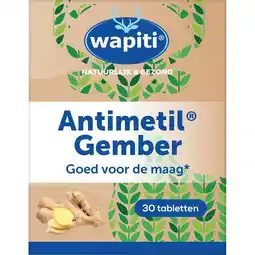 Etos Wapiti Antimetil Gember 30 stuks aanbieding