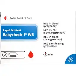 Etos Swiss Point of Care Babycheck-1 WB Zelftest aanbieding