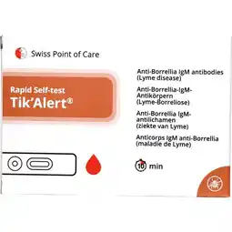 Etos Swiss Point of Care Tik'Alert Zelftest aanbieding
