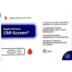 Etos Swiss Point of Care CRP-Screen Zelftest aanbieding