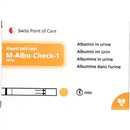 Etos Swiss Point of Care M-Albu-Check-1 Strip Zelftest aanbieding