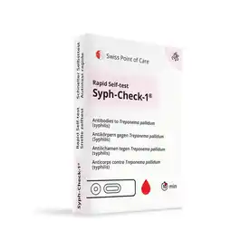 Etos Swiss Point of Care snelle zelftest syph-check 1 stuk aanbieding