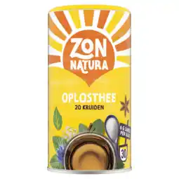 PLUS Zonnatura Oplosthee 20-kruiden bio aanbieding