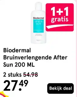 Etos Biodermal Bruinverlengende After Sun 200 ML aanbieding