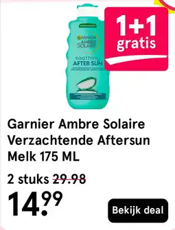 Etos Garnier Ambre Solaire Verzachtende Aftersun Melk 175 ML aanbieding