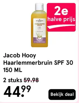 Etos Jacob Hooy Haarlemmerbruin SPF 30 150 ML aanbieding
