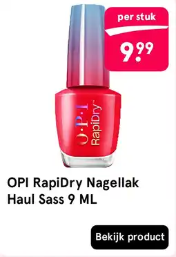 Etos OPI RapiDry Nagellak Haul Sass 9 ML aanbieding