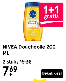 Etos NIVEA Doucheolie 200 ML aanbieding
