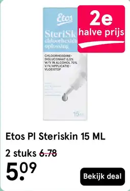 Etos Etos Pl Steriskin 15 ML aanbieding