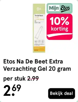 Etos Etos Na De Beet Extra Verzachting Gel 20 gram aanbieding
