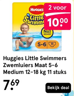 Etos Huggies Little Swimmers Zwemluiers Maat 5-6 Medium 12-18 kg 11 stuks aanbieding