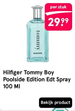 Etos Hilfiger Tommy Boy Poolside Edition Edt Spray 100 Ml aanbieding