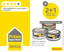 Praxis Sencys tapes aanbieding