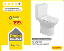 Praxis Aquazuro duoblok livenza aanbieding