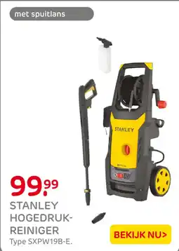 Praxis Stanley hogedruk- reiniger aanbieding