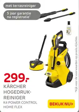 Praxis Kärcher hogedrukreiniger aanbieding