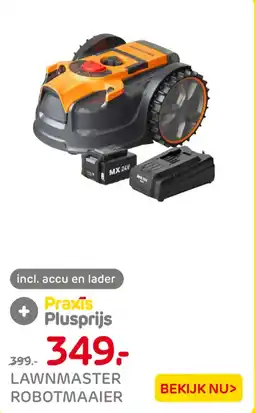 Praxis Lawnmaster robotmaaier aanbieding