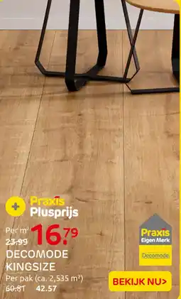 Praxis Decomode kingsize aanbieding