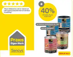 Praxis Op sencys buitenbeits en lak aanbieding