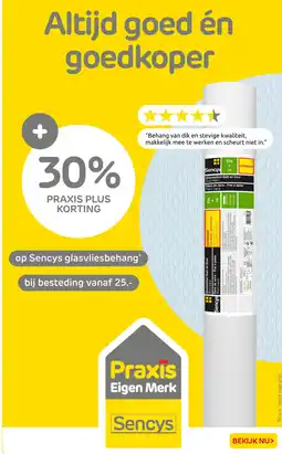 Praxis Op sencys glasvliesbehang aanbieding