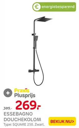 Praxis Essebagno douchekolom aanbieding