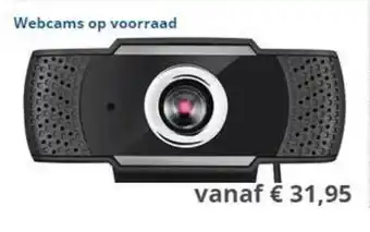 Informatique Webcams Op Voorraad aanbieding