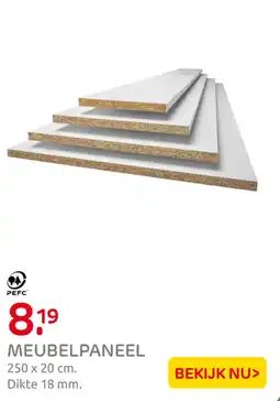 Praxis Meubelpaneel aanbieding
