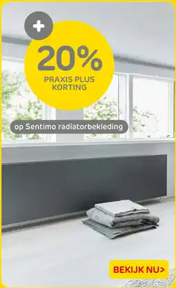 Praxis Op sentimo radiatorbekleding aanbieding